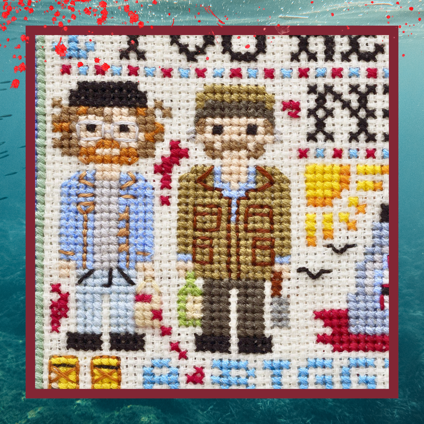Bigger Boat Cross Stitch Pattern PDF Download
