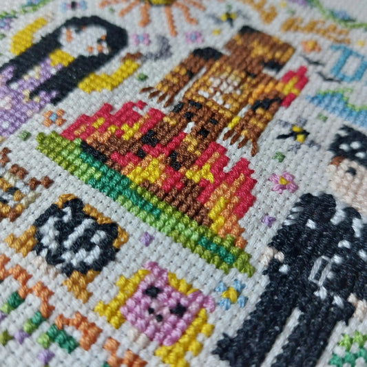 Wicker Day Cross Stitch Pattern PDF Download