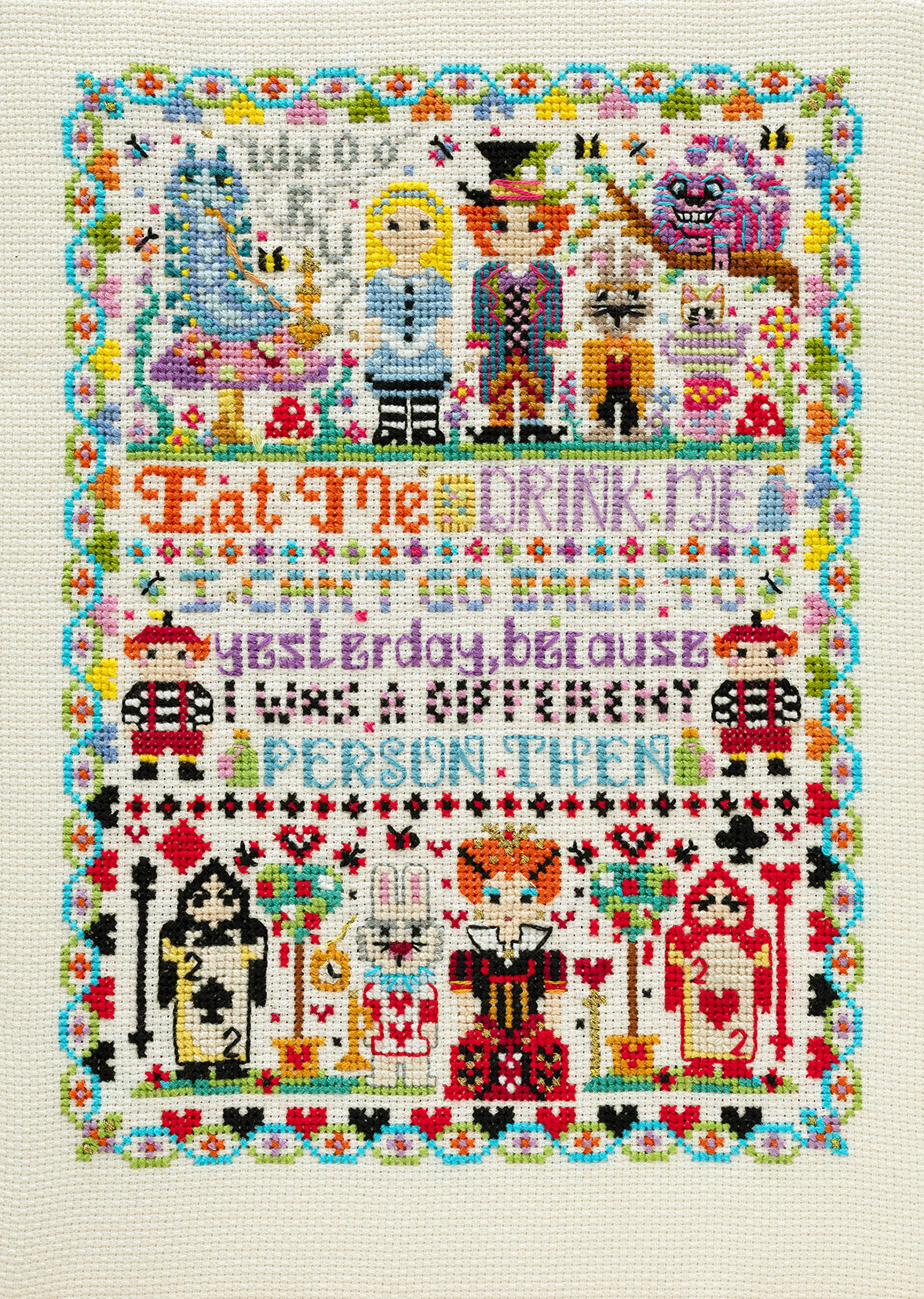 Alice in Wonderland Cross Stitch Pattern PDF Download