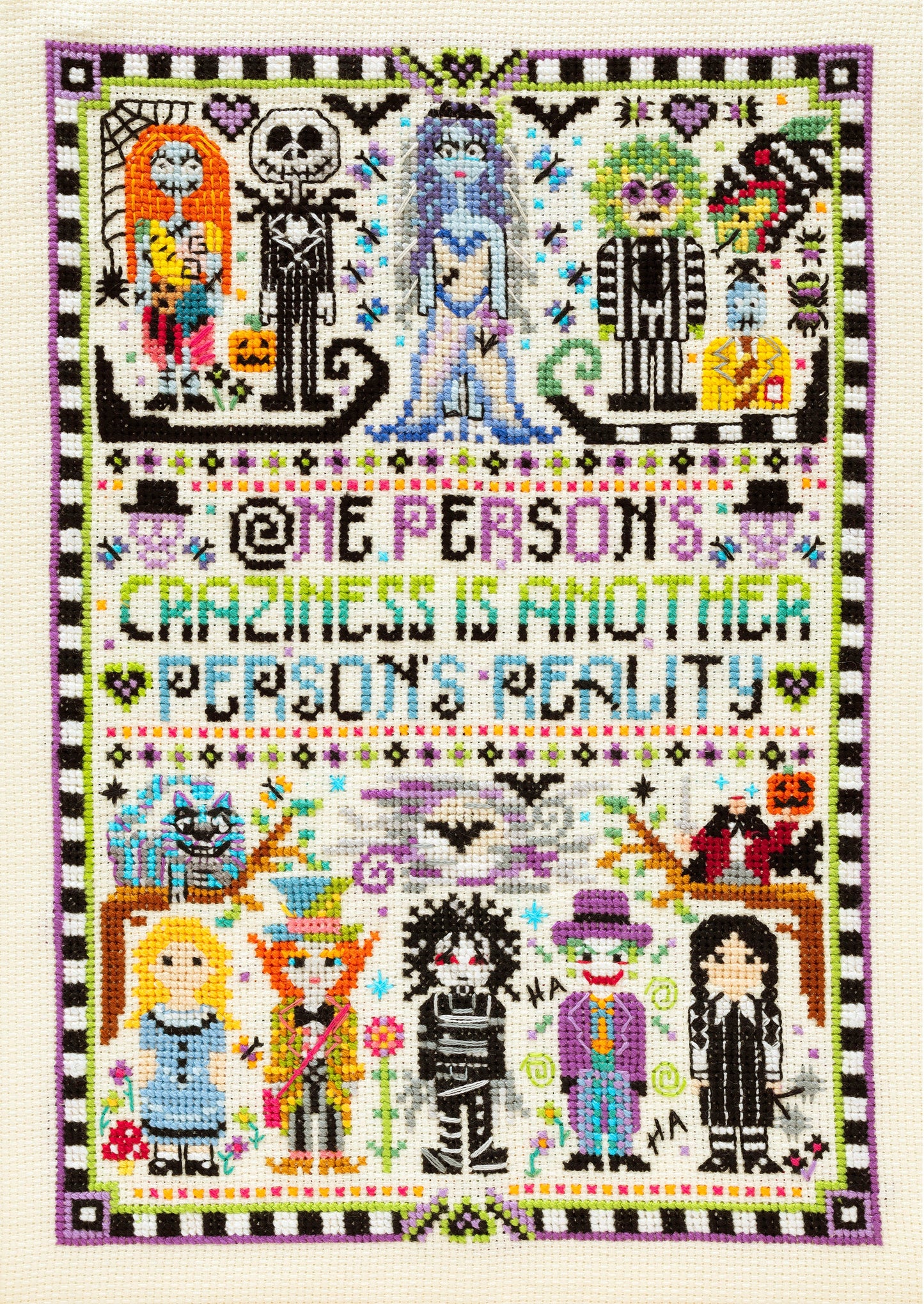 Tim Burton Movie Cross Stitch Pattern PDF Download