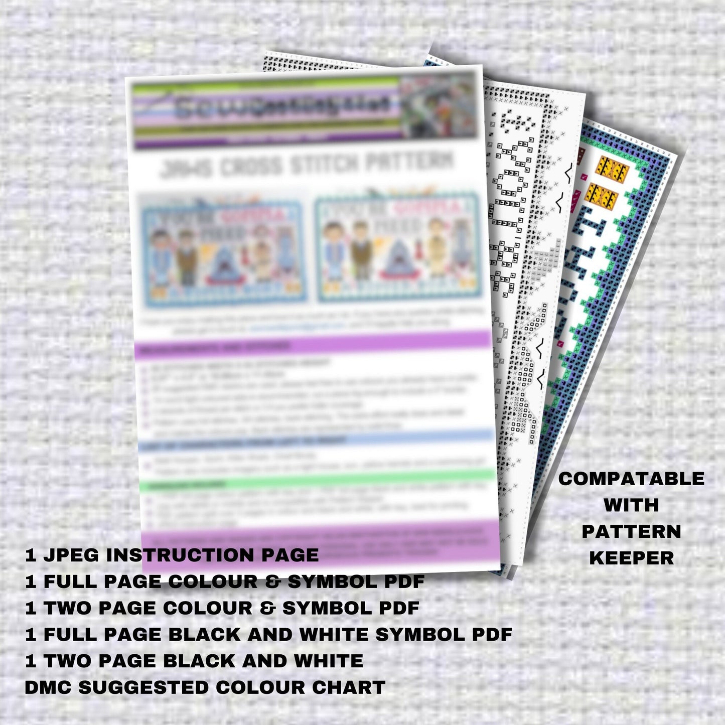 Bigger Boat Cross Stitch Pattern PDF Download