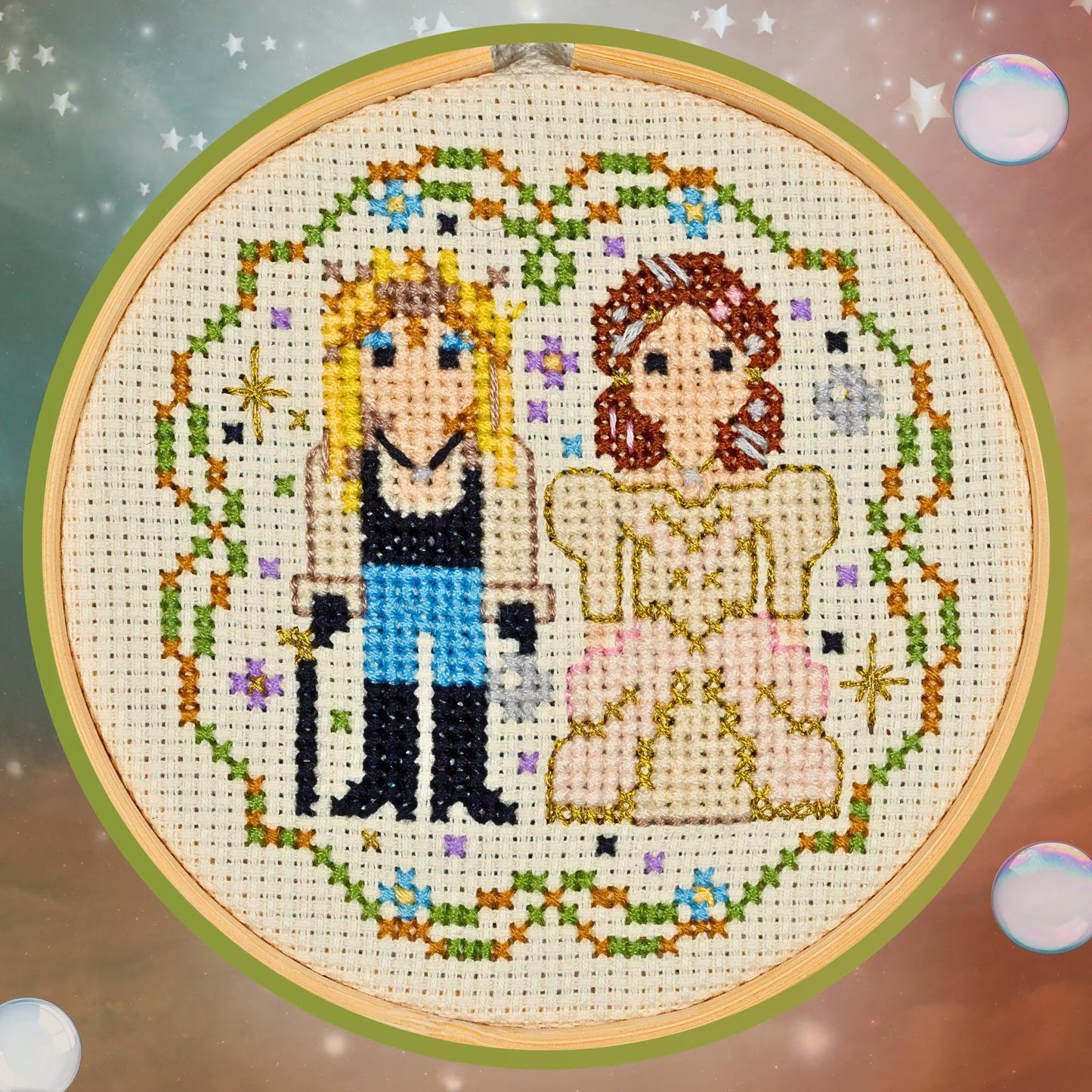 Labyrinth inspired Cross Stitch Pattern PDF Download