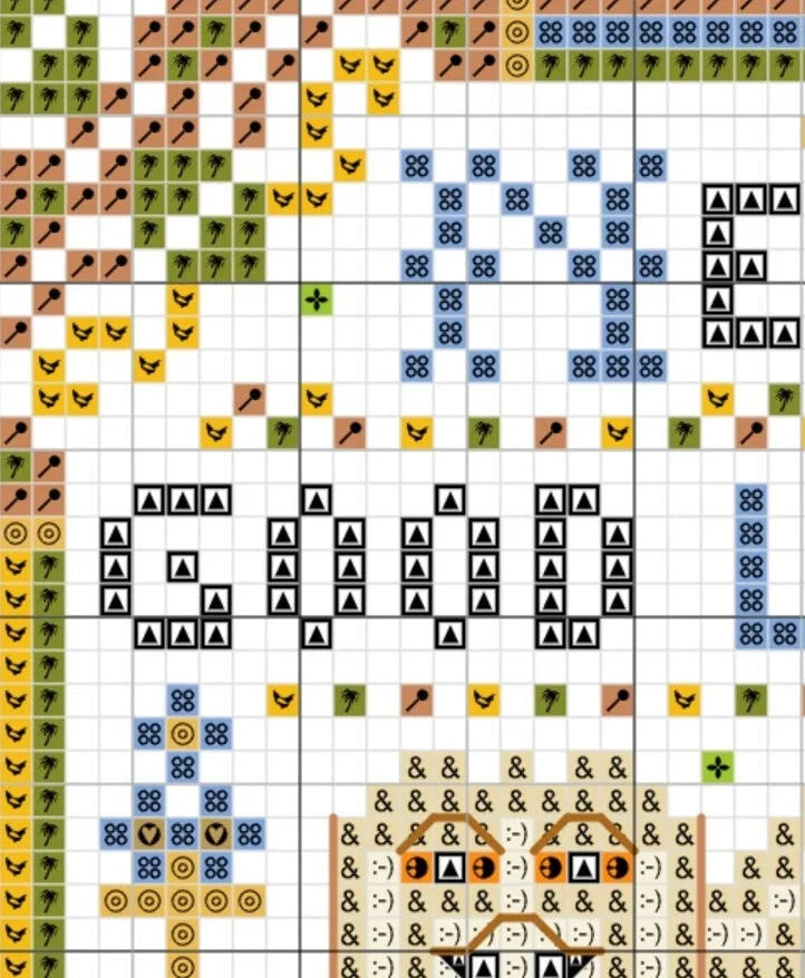 Luck Dragon Cross Stitch Pattern PDF Download