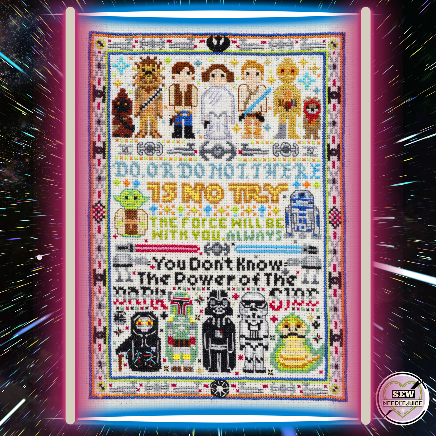 Star Sci Fi Movie Cross Stitch Pattern PDF Download