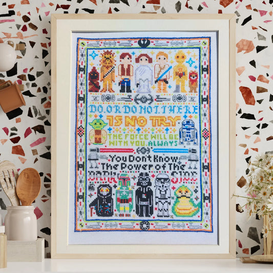 Star Wars Cross Stitch Print