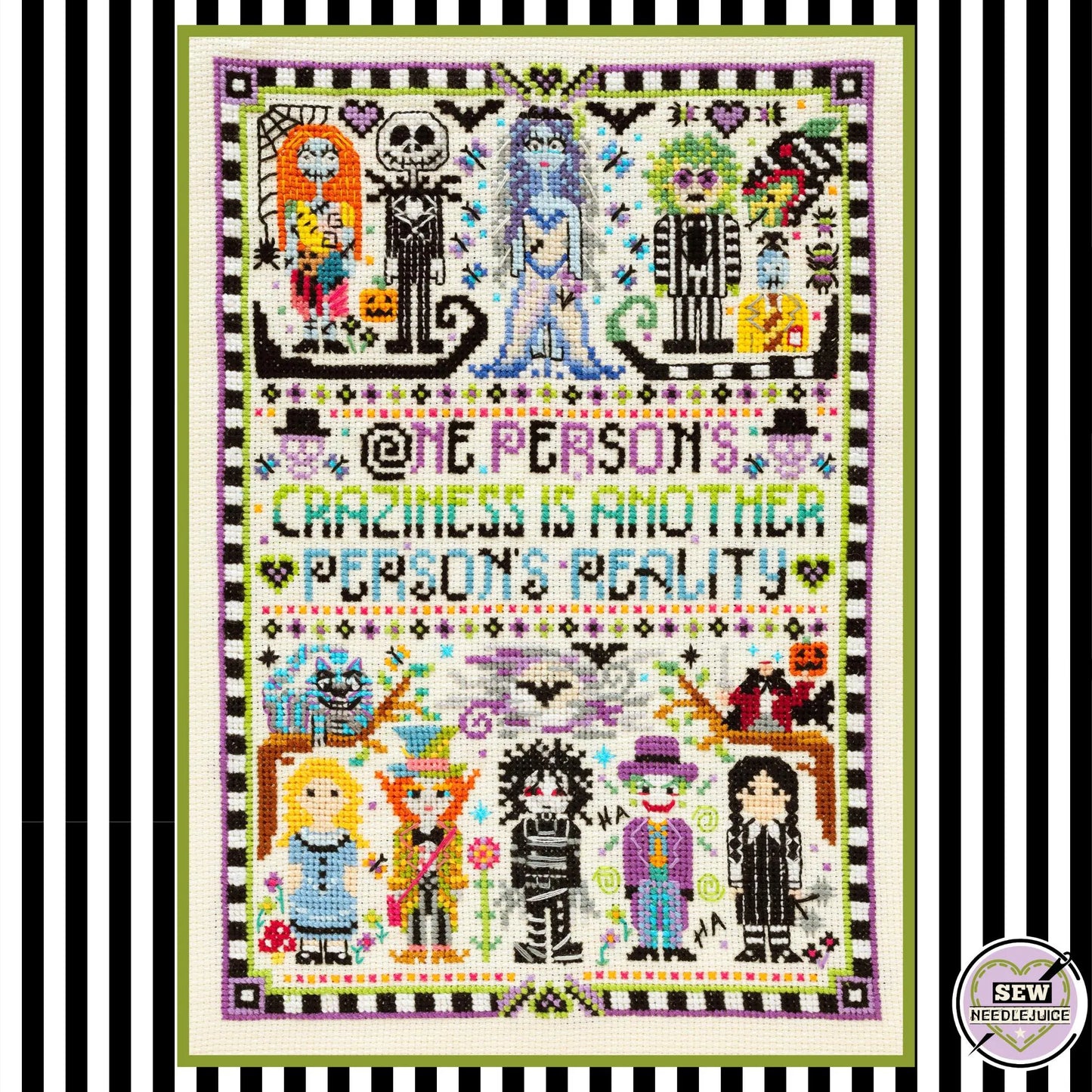 Tim Burton Movie Cross Stitch Pattern PDF Download