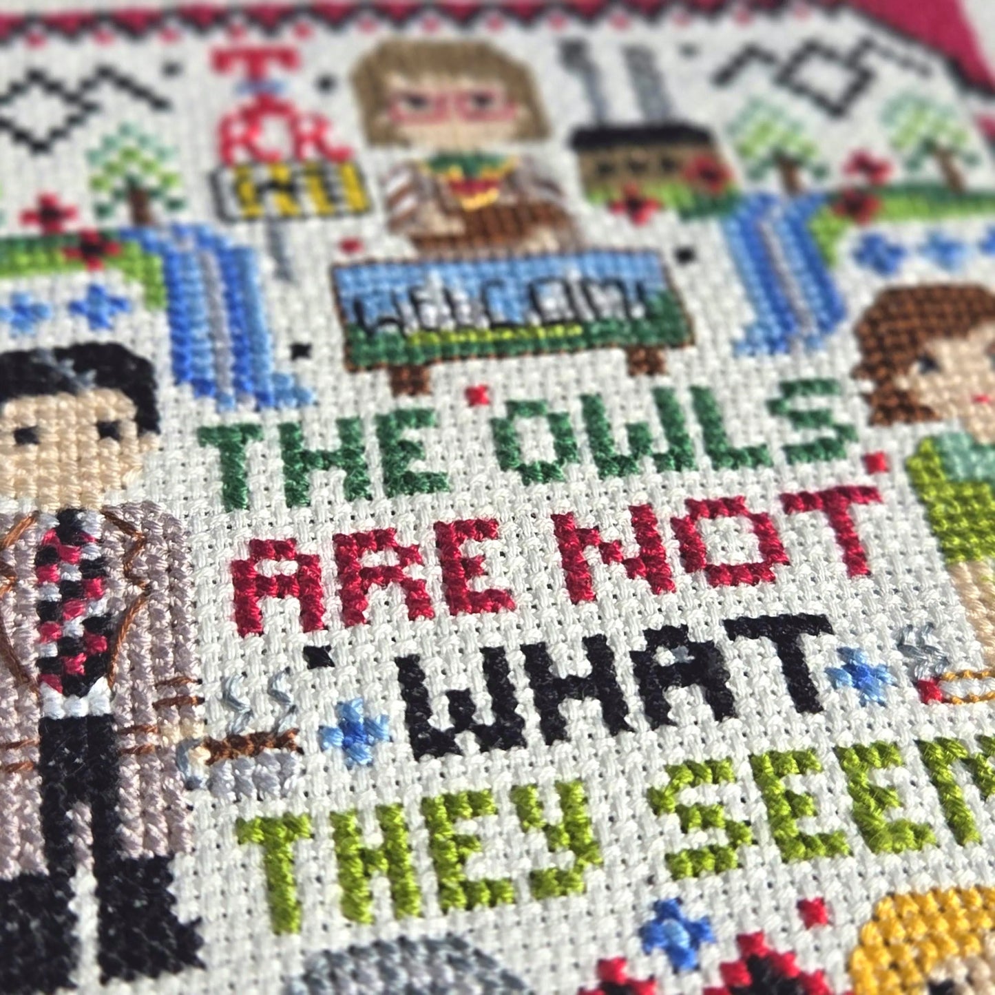 Twin Peaks Cross Stitch Pattern PDF Download
