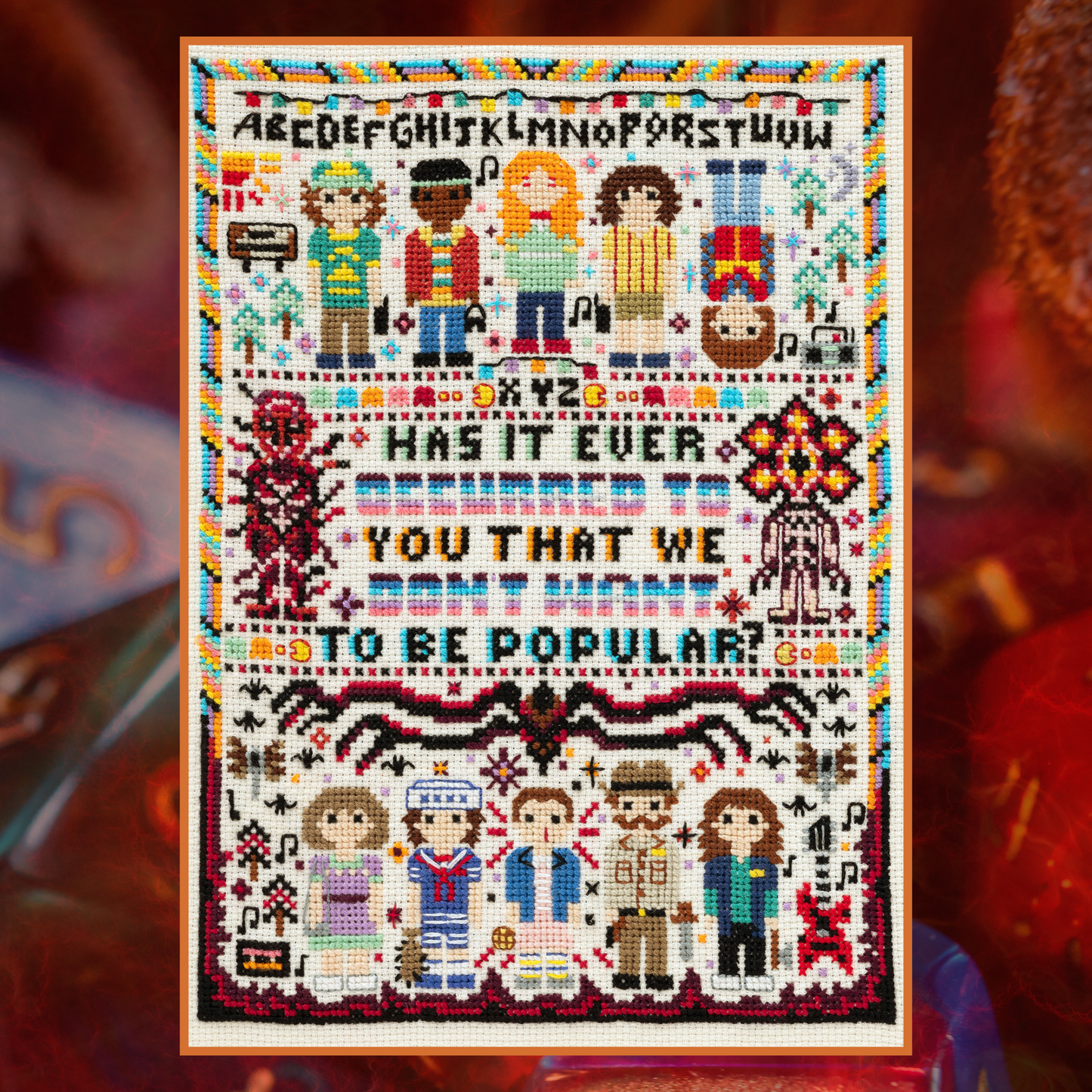 Stranger Upside Down, Cross Stitch Pattern PDF Download