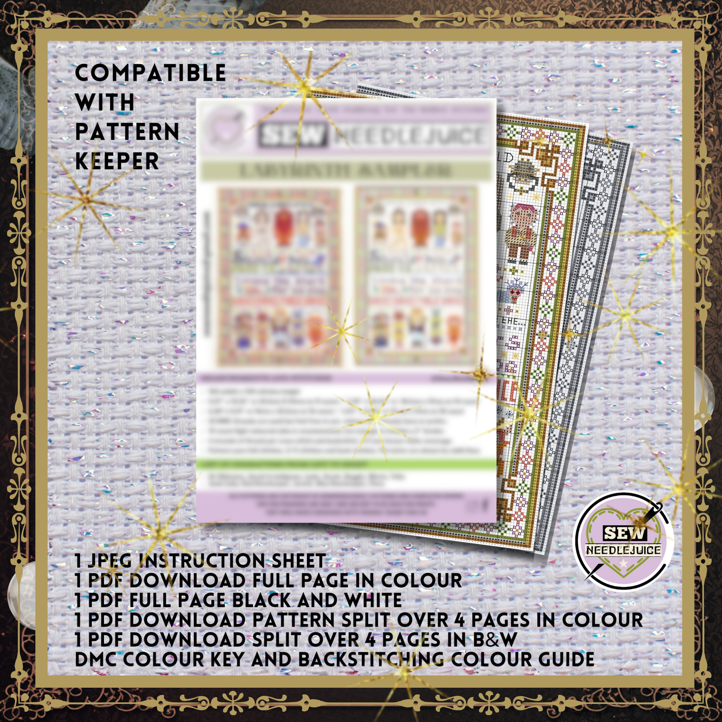 Dance Magic Cross Stitch Pattern PDF Download
