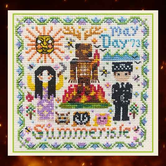 Wicker Day Cross Stitch Pattern PDF Download