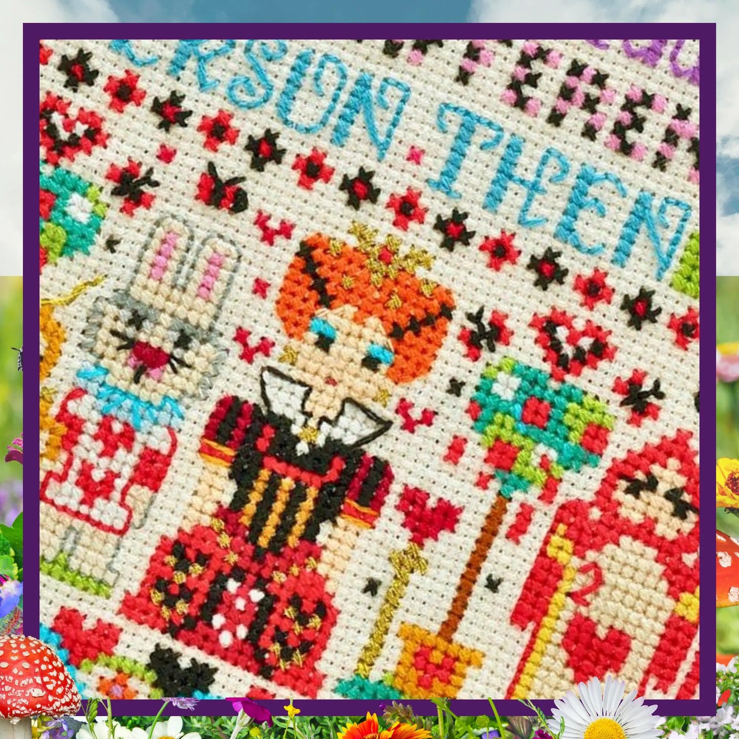 Alice in Wonderland Cross Stitch Pattern PDF Download