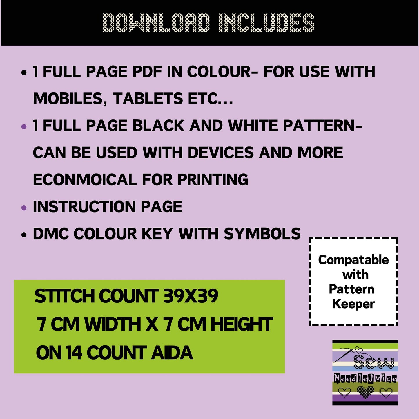 Fantasy House Cross Stitch Pattern: Rings & Wizards PDF Download